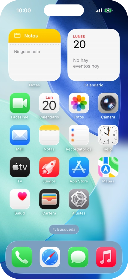 Cuando el icono de carga de batería aparece en la pantalla, el teléfono se está cargando. Cuando el icono de carga de batería aparece en la pantalla, el teléfono se está cargando.