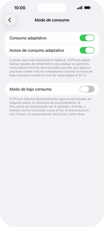 Pulsa el indicador junto a Pulsa el indicador junto a
