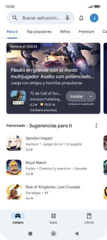 Pulsa el icono de perfil. Pulsa el icono de perfil.