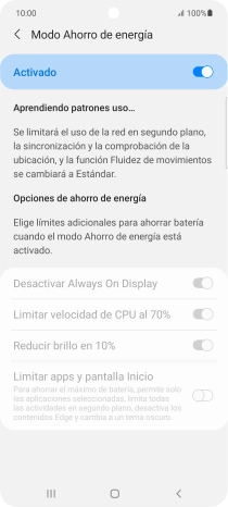 Pulsa la tecla de inicio para terminar y regresar a la pantalla de inicio.