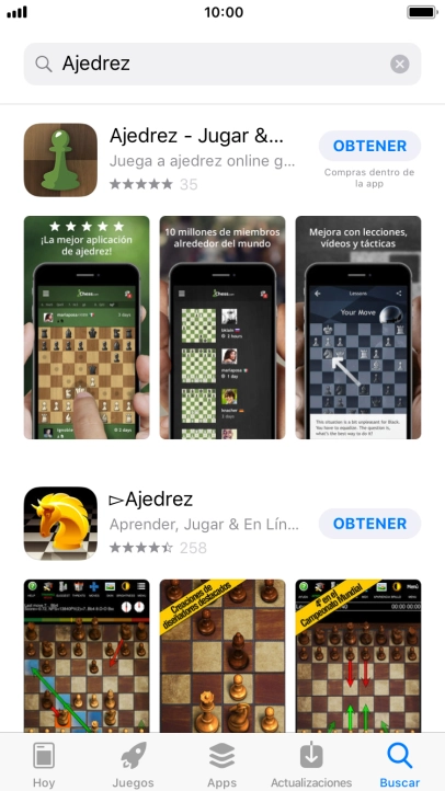 Pulsa la app deseada. Pulsa la app deseada.