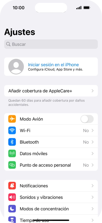 Pulsa Iniciar sesión en el iPhone. Pulsa Iniciar sesión en el iPhone.