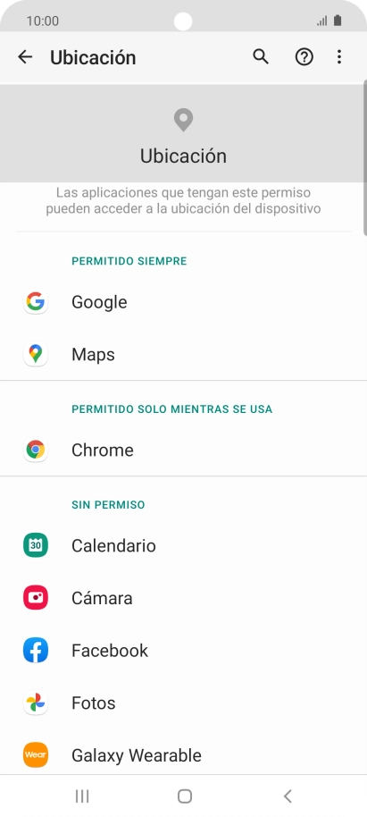 Pulsa la app deseada. Pulsa la app deseada.