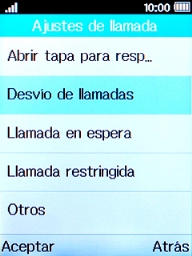 Selecciona Desvío de llamadas. Selecciona Desvío de llamadas.