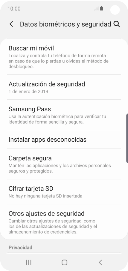 Pulsa dos veces la tecla de retroceso. Pulsa dos veces la tecla de retroceso.