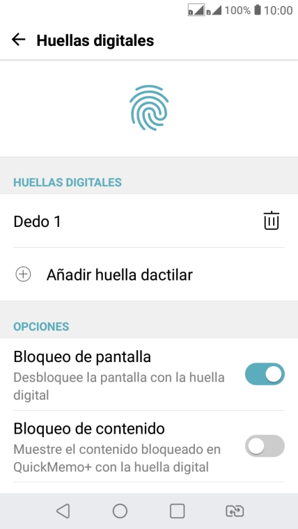 Pulsa la tecla de retroceso. Pulsa la tecla de retroceso.