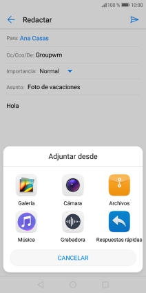 Pulsa Archivos y desplázate a la carpeta deseada. Pulsa Archivos y desplázate a la carpeta deseada.