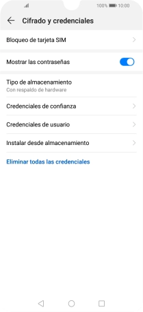 Pulsa Bloqueo de tarjeta SIM. Pulsa Bloqueo de tarjeta SIM.