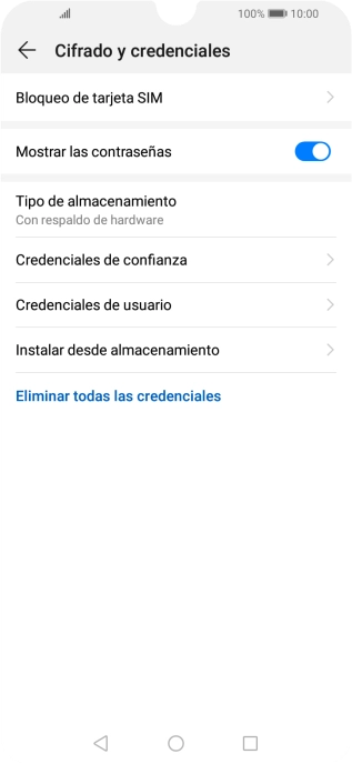 Pulsa Bloqueo de tarjeta SIM. Pulsa Bloqueo de tarjeta SIM.
