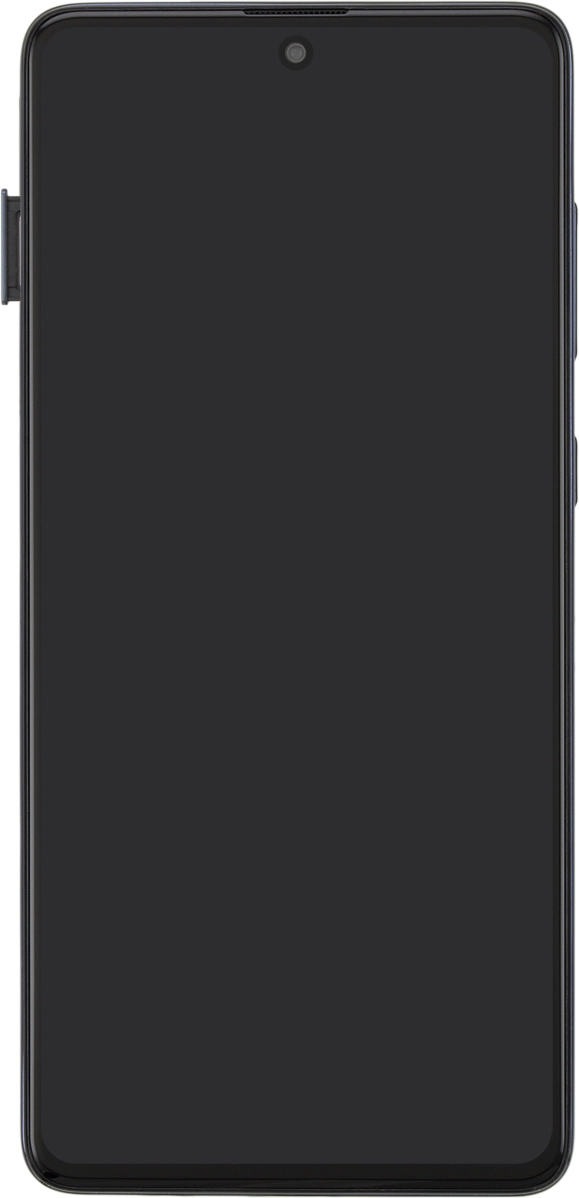 Retira el contenedor de tarjetas del teléfono.