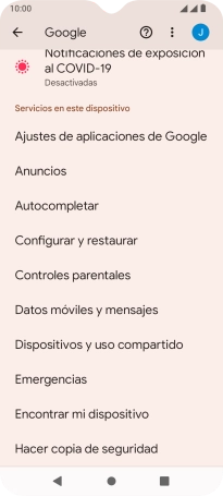 Pulsa Encontrar mi dispositivo. Pulsa Encontrar mi dispositivo.