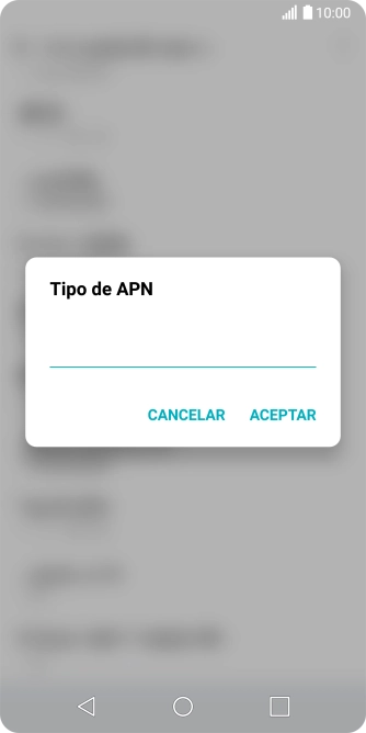 Introduce default y pulsa ACEPTAR. Introduce default y pulsa ACEPTAR.