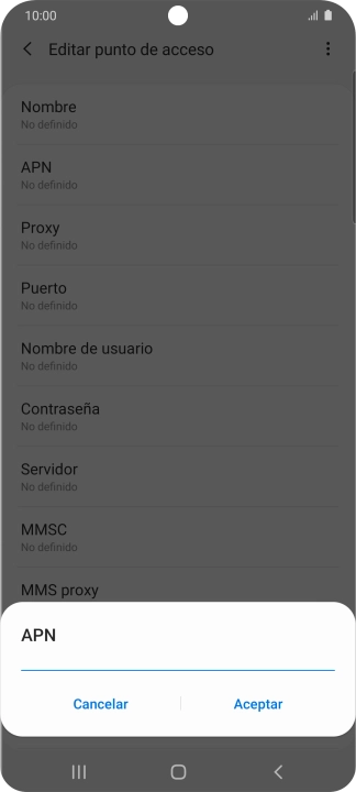 Introduce airtelwap.es y pulsa Aceptar. Introduce airtelwap.es y pulsa Aceptar.