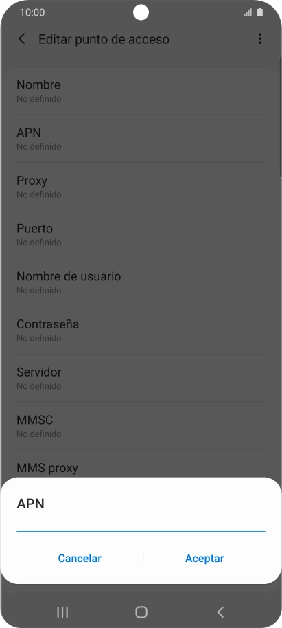 Introduce airtelwap.es y pulsa Aceptar. Introduce airtelwap.es y pulsa Aceptar.