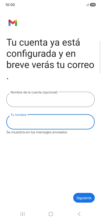 Pulsa Siguiente.