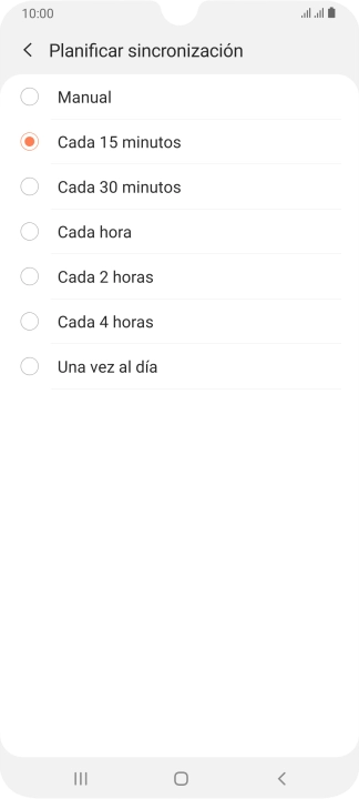 Pulsa el ajuste deseado. Pulsa el ajuste deseado.