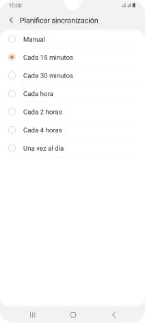 Pulsa el ajuste deseado. Pulsa el ajuste deseado.