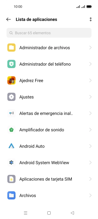 Pulsa la app deseada. Pulsa la app deseada.