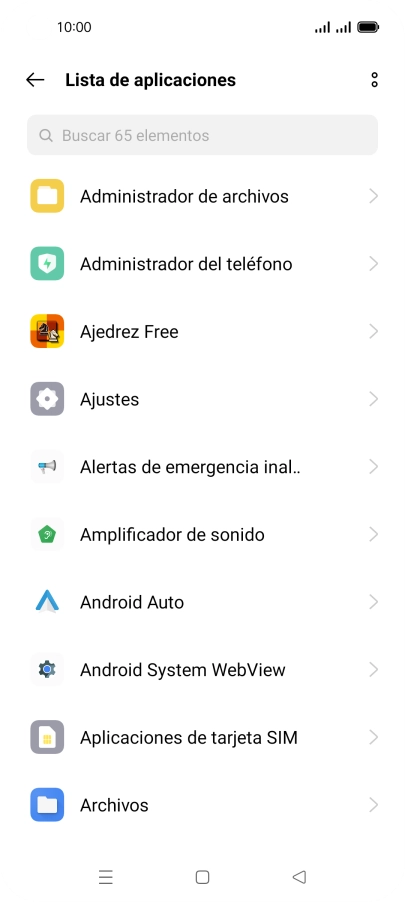 Pulsa la app deseada. Pulsa la app deseada.