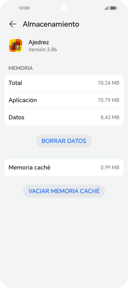 Pulsa VACIAR MEMORIA CACHÉ. Pulsa VACIAR MEMORIA CACHÉ.