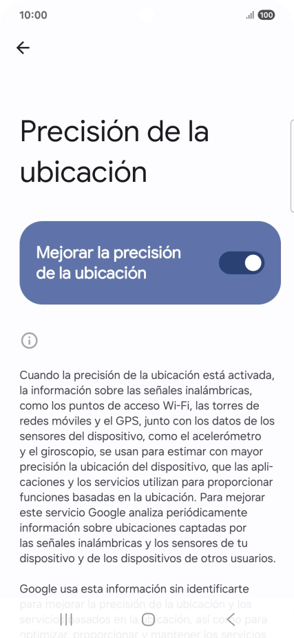 Si pulsas el indicador junto a Si pulsas el indicador junto a