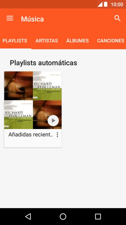 Pulsa la categoría deseada. Pulsa la categoría deseada.