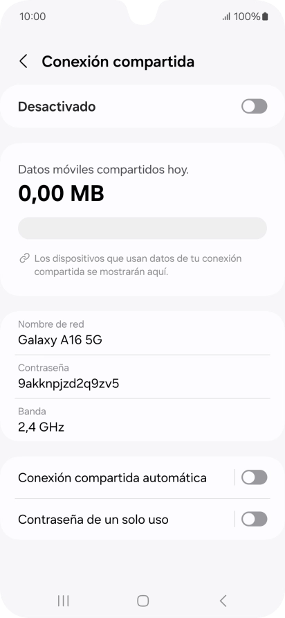 Pulsa Nombre de red.