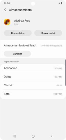 Pulsa Borrar caché. Pulsa Borrar caché.