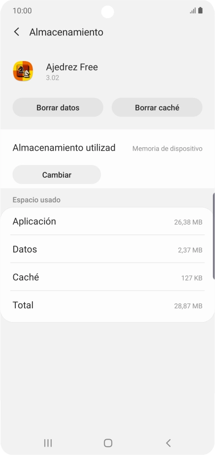 Pulsa Borrar caché. Pulsa Borrar caché.