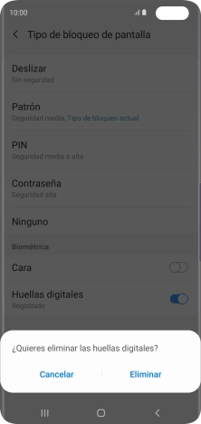 Pulsa Eliminar. Pulsa Eliminar.
