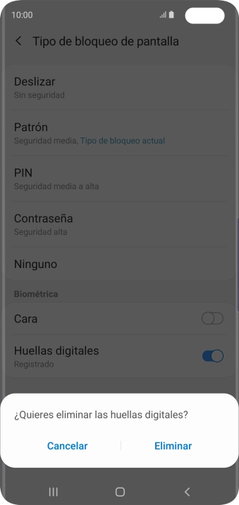 Pulsa Eliminar. Pulsa Eliminar.