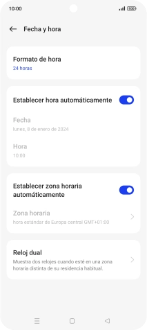 Pulsa la tecla de inicio para terminar y regresar a la pantalla de inicio. Pulsa la tecla de inicio para terminar y regresar a la pantalla de inicio.