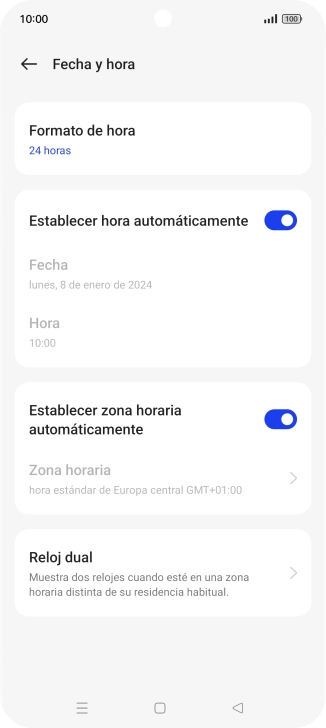 Pulsa la tecla de inicio para terminar y regresar a la pantalla de inicio. Pulsa la tecla de inicio para terminar y regresar a la pantalla de inicio.