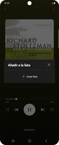 Pulsa Crear lista. Pulsa Crear lista.