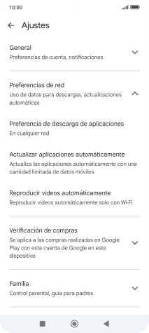 Pulsa Actualizar aplicaciones automáticamente. Pulsa Actualizar aplicaciones automáticamente.