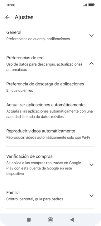 Pulsa Actualizar aplicaciones automáticamente. Pulsa Actualizar aplicaciones automáticamente.