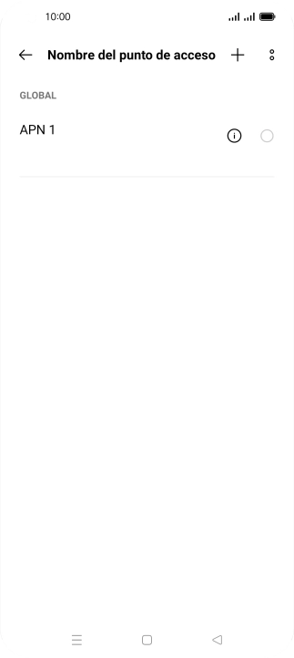 Pulsa el icono de añadir. Pulsa el icono de añadir.