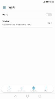 Pulsa el indicador para activar la función.