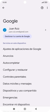 Pulsa Encontrar mi dispositivo. Pulsa Encontrar mi dispositivo.