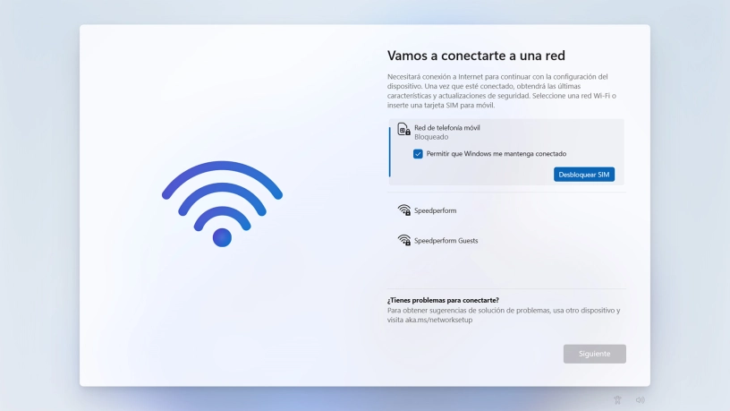 Si la tarjeta SIM no está desbloqueada, haz clic en Desbloquear SIM. Si la tarjeta SIM no está desbloqueada, haz clic en Desbloquear SIM.