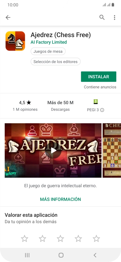 Pulsa INSTALAR y sigue las indicaciones de la pantalla para instalar la app.