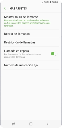 Pulsa Desvío de llamadas. Pulsa Desvío de llamadas.