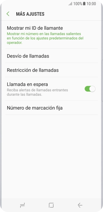 Pulsa Desvío de llamadas. Pulsa Desvío de llamadas.