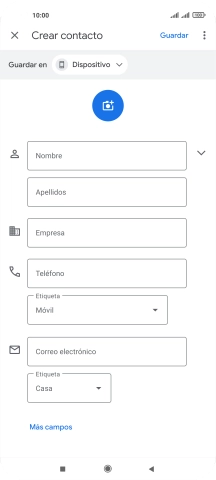 Pulsa Nombre e introduce el nombre deseado. Pulsa Nombre e introduce el nombre deseado.