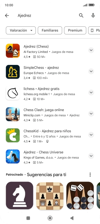 Pulsa la app deseada. Pulsa la app deseada.
