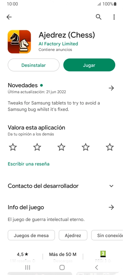 Pulsa Desinstalar. Pulsa Desinstalar.