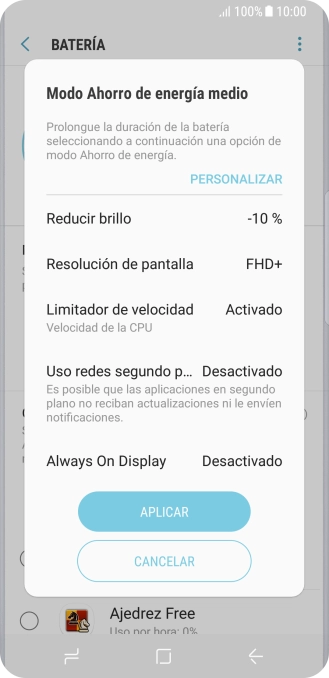 Pulsa APLICAR para activar la función. Pulsa APLICAR para activar la función.