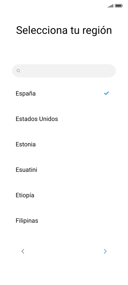 Pulsa el país o el área deseados. Pulsa el país o el área deseados.
