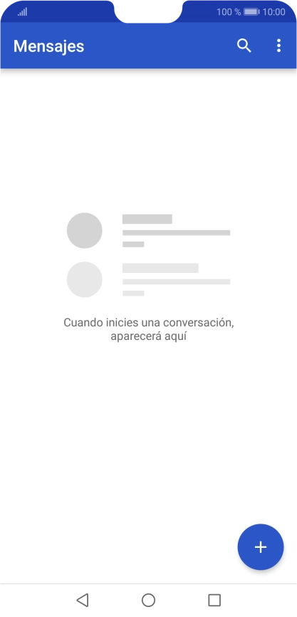 Pulsa el icono de nuevo mensaje. Pulsa el icono de nuevo mensaje.