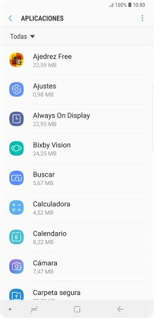 Pulsa la app deseada. Pulsa la app deseada.